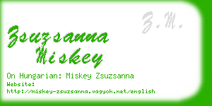 zsuzsanna miskey business card